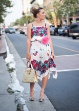 Robe bandeau à bretelles