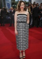 Robe bandeau mi-longue