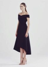  Robe noire sans bretelles