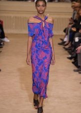 Robe en jersey à manches basses