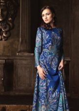 Robe de châle Pavloposad bleu