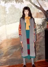 Robe en laine couleur