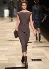 Robe midi en laine