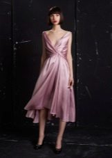 Robe en crêpe de Chine A-line