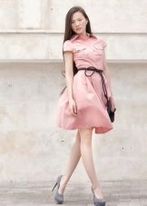 Robe en crêpe de chemise