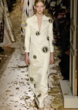 Robe de crêpe de Chine au pois