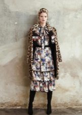 Robe de couleur crêpe de Chine
