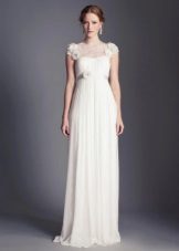 Robe de mariée de style Empire fermée