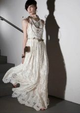 Habiller dans le style de dentelle de mariage boho