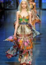 Boho robe d'été d'un foulard