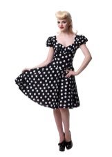 Robe rétro à pois