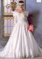 Robe de mariée rétro des années 80