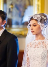 Foulard à la robe de mariée