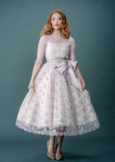 Robe de mariée violette