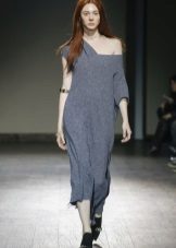 Robe d'hiver au sol
