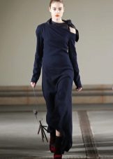 Robe d'hiver près du sol