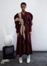 Robe d'hiver dans une cage