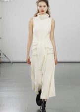 Robe d'hiver tricotée au sol