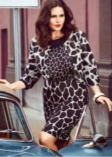 Robe d'hiver complète avec imprimé