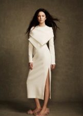 Robe d'hiver fendue