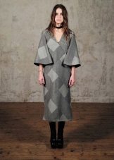 Robe d'hiver à manches larges
