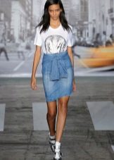 jupe crayon en jean originale