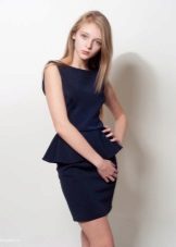Robe avec basky pour les filles 12-14 ans