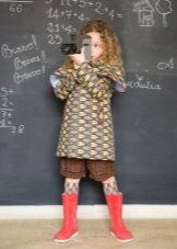 Robe de couleur A-line pour filles 3-5 ans