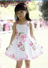 robe à bretelles pour les filles de 3-5 ans