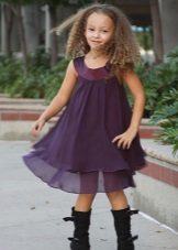 Robe d'été en mousseline pour fille