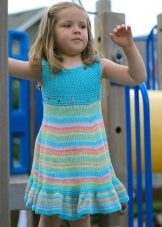 Robe d'été en maille pour fille