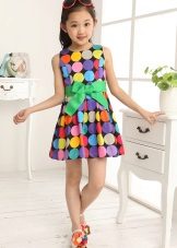 Robe d'été pour fille avec imprimé géométrique