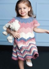 Robe d'été en maille pour fille 5 ans