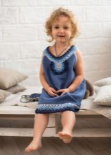 Robe d'été en maille pour fille 4 ans
