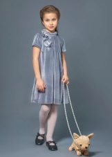 Robe élégante pour les filles 8-9 ans en velours