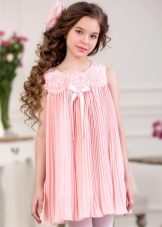 Robe trapèze élégante pour fille courte