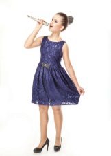 Robe de cocktail en dentelle pour ados