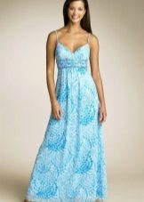 robe en calicot avec ornement ethnique