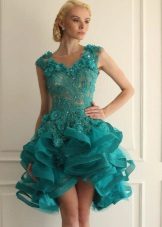 robe en organza aqua robe en organza