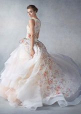robe en organza fluide