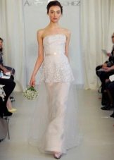 Exquise robe de mariée en brocart