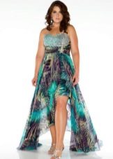robe cascade en popeline