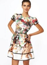 robe d'été en satin