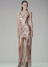 Robe et bottes beiges