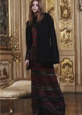 Manteau pour une longue robe d'automne