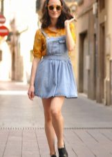 Chemise brillante pour robe en jean