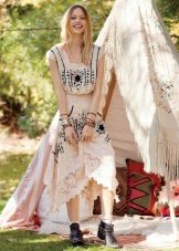 Chaussures pour robe de dentelle dans le style de boho