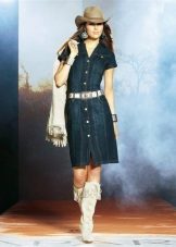 Bottes de cow-boy pour robe chemise