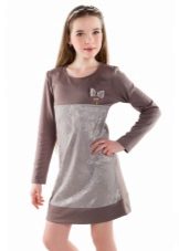 Robe de fête tricotée pour le laissez-passer fille