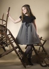 Robe tricotée festive et moelleuse pour filles